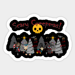 Scary Creepmas Sticker